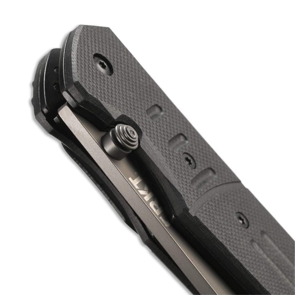 CRKT Ignitor EDC Folding Pocket Knife: Assisted Opening Everyday Carry, Serrated Edge Blade, Veff Serrations, Thumb Stud, Liner Lock, G10 Handle, Pocket Clip 6855 - Image 5