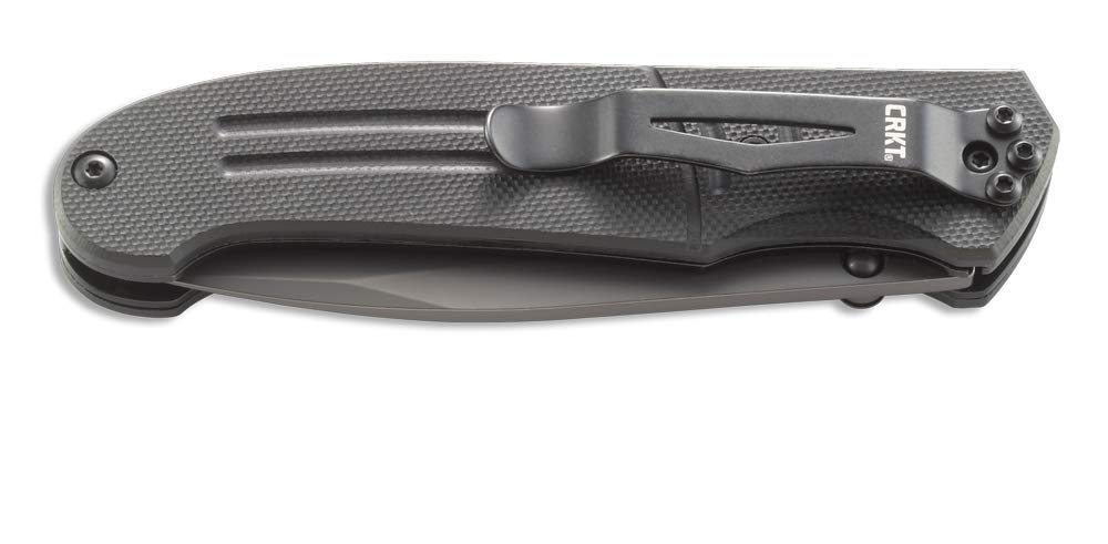 CRKT Ignitor EDC Folding Pocket Knife: Assisted Opening Everyday Carry, Serrated Edge Blade, Veff Serrations, Thumb Stud, Liner Lock, G10 Handle, Pocket Clip 6855 - Image 7