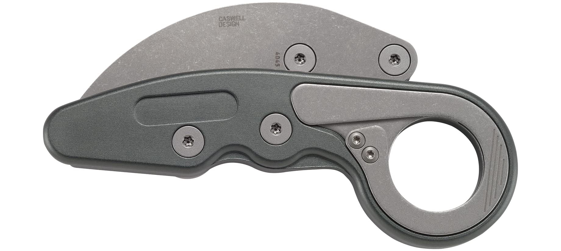 CRKT Provoke Compact: Kinematic EDC Folding Pocket Knife, Morphing Karambit, D2 Plain Edge Blade, Aluminum, Pocket Clip, 4045 - Image 8
