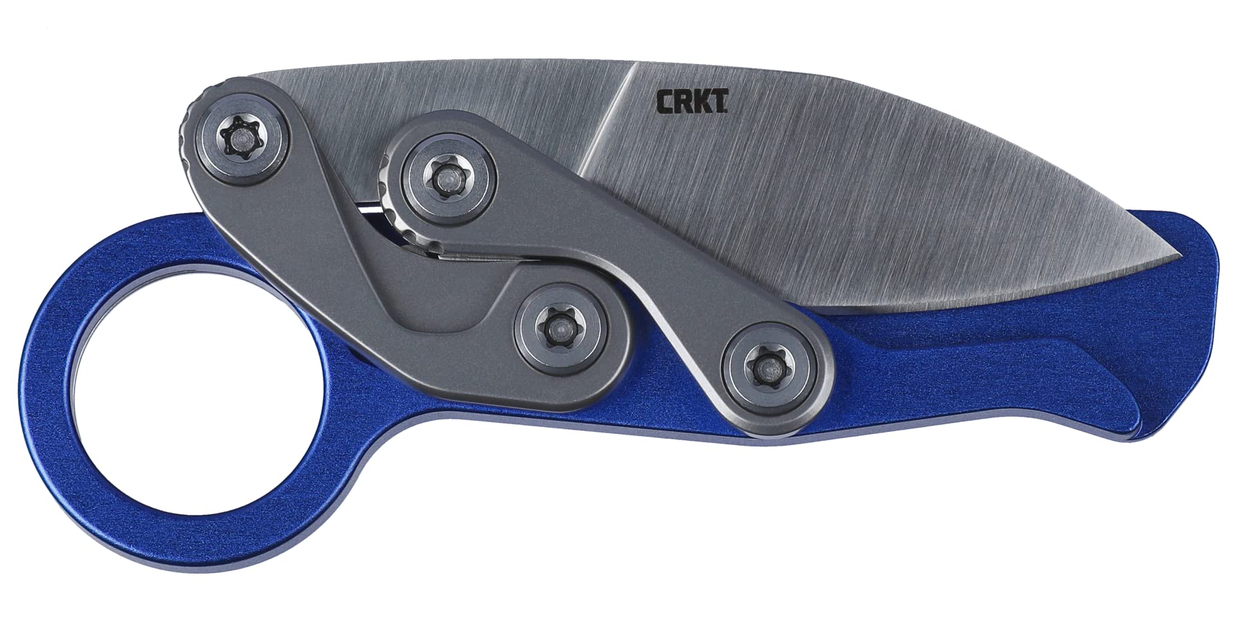 CRKT Provoke EDC Folding Knife with Kinematic: Morphing Karambit, D2 Plain Edge Blade, Aluminum Handle, Pocket Clip, 4050 - Image 3