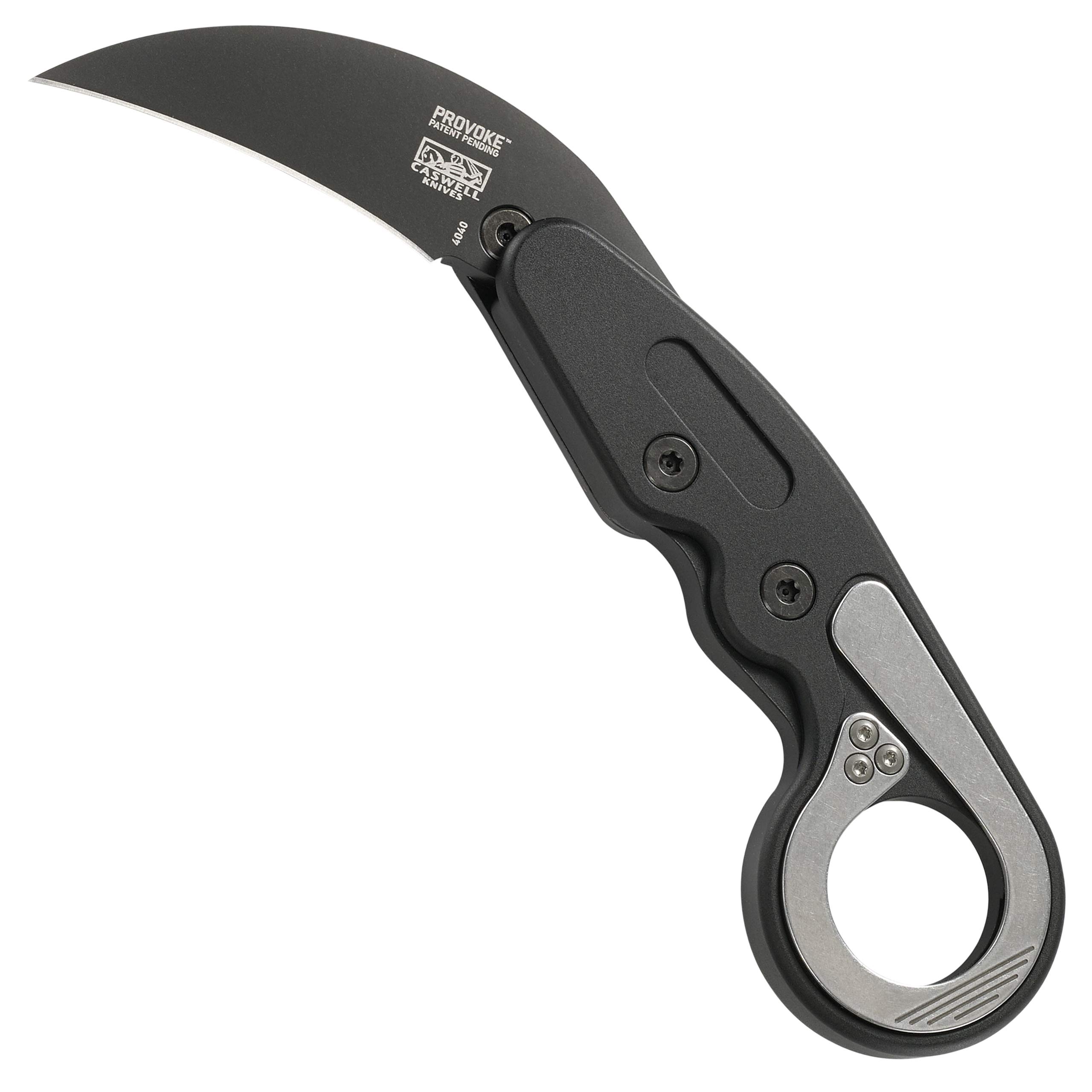 CRKT Provoke Folding Knife with Kinematic: Morphing Karambit, D2 Plain Edge Blade, Aluminum Handle, Pocket Clip, 4040 - Image 3