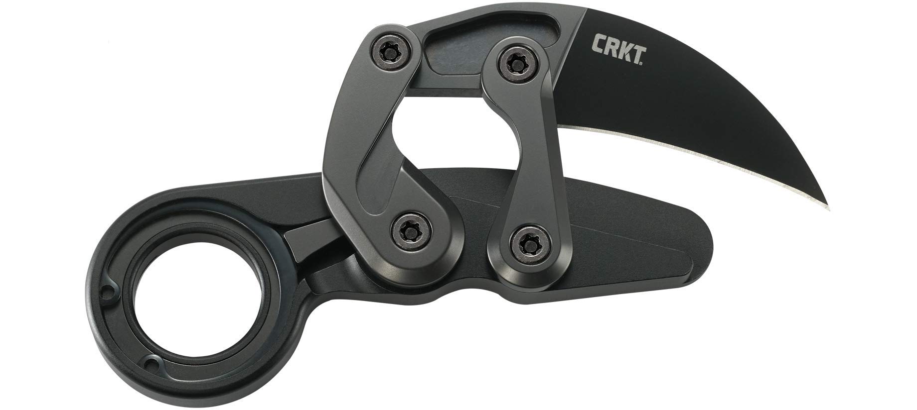CRKT Provoke Folding Knife with Kinematic: Morphing Karambit, D2 Plain Edge Blade, Aluminum Handle, Pocket Clip, 4040 - Image 4