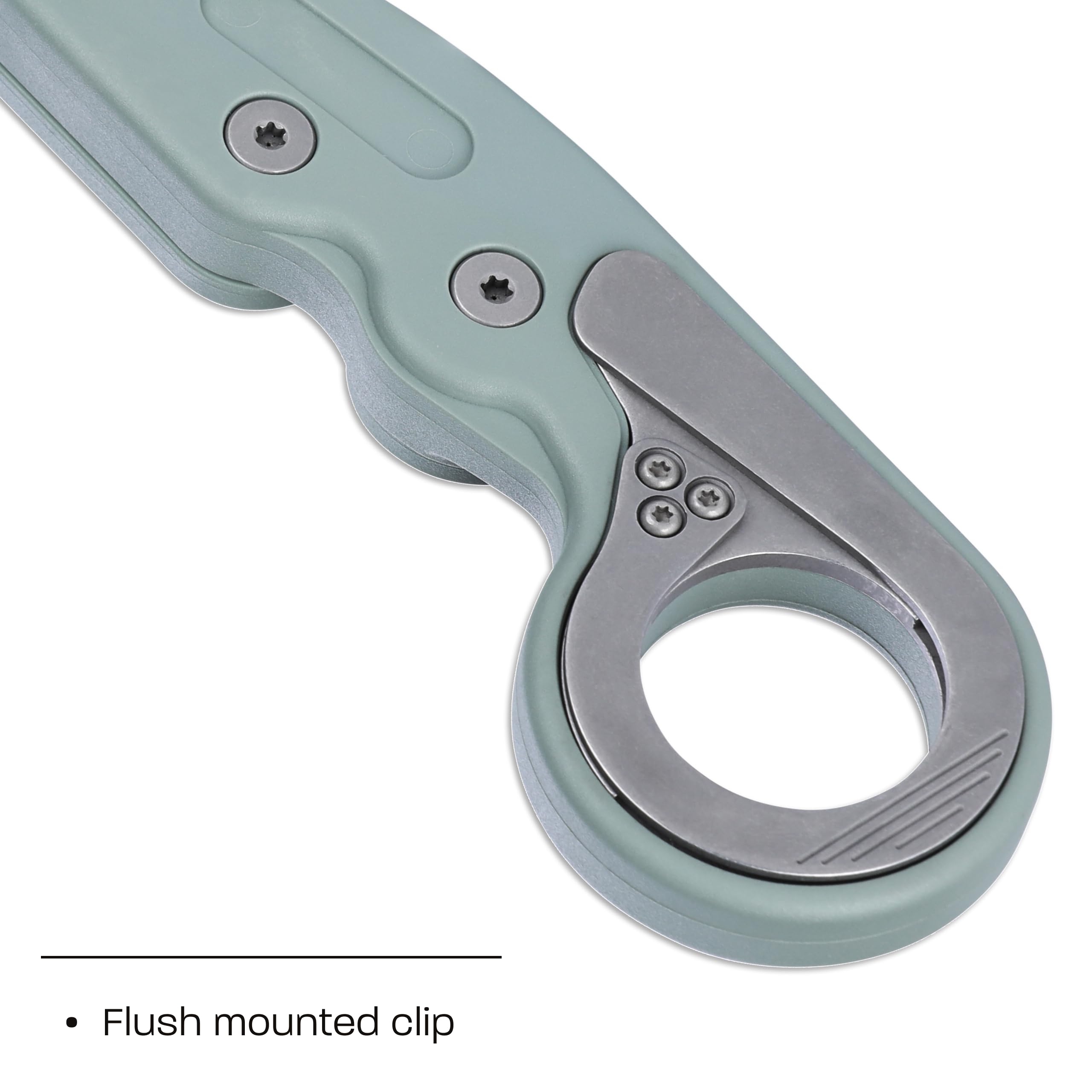 CRKT Provoke Folding Knife with Kinematic: Morphing Karambit, AUS 8 Steel Plain Edge Blade, Green Grivory Handle, Pocket Clip, 4041GR - Image 6