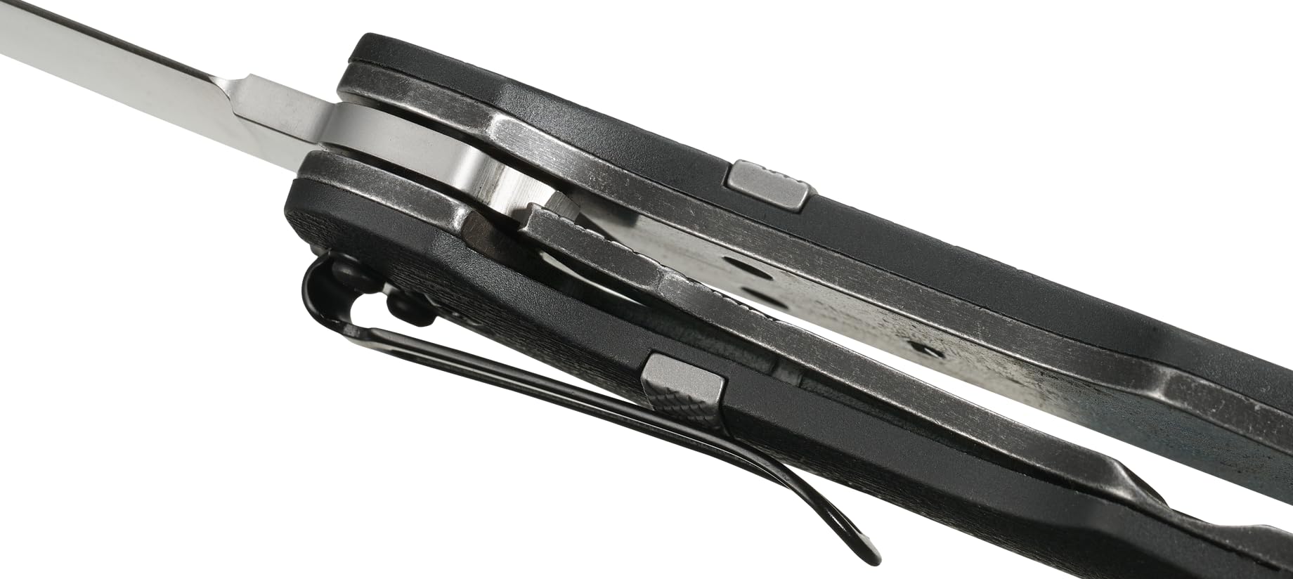 CRKT Ripsnort II EDC Folding Pocket Knife: Everyday Carry, Heavy Cleaver Style Blade, Thumb Stud Open, Liner Lock, Nylon Handle with Stainless Inlay, Deep Carry Pocket Clip 7270 - Image 9